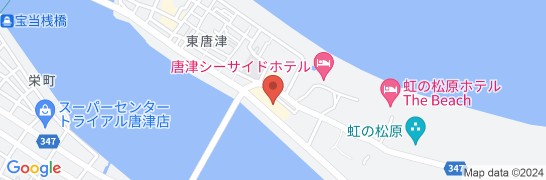 メルキュール佐賀唐津リゾート(旧ホテル&リゾーツ 佐賀 唐津)の地図