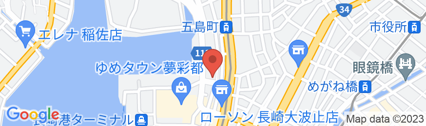 アパホテル〈長崎駅南〉の地図