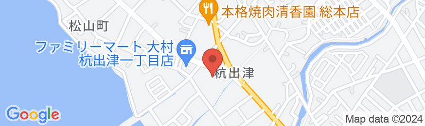 チサンイン大村長崎空港の地図