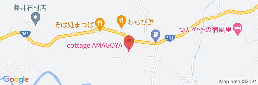 cottage AMAGOYAの地図