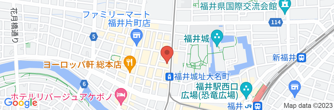 福井パレスインの地図
