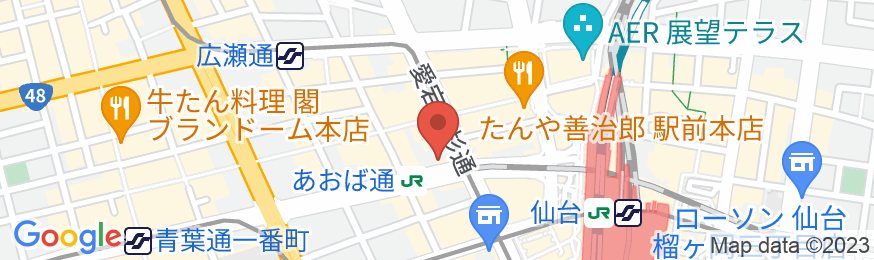 リッチモンドホテルプレミア仙台駅前の地図
