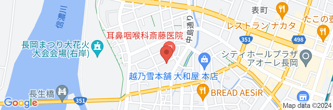 京屋旅館<新潟県>の地図