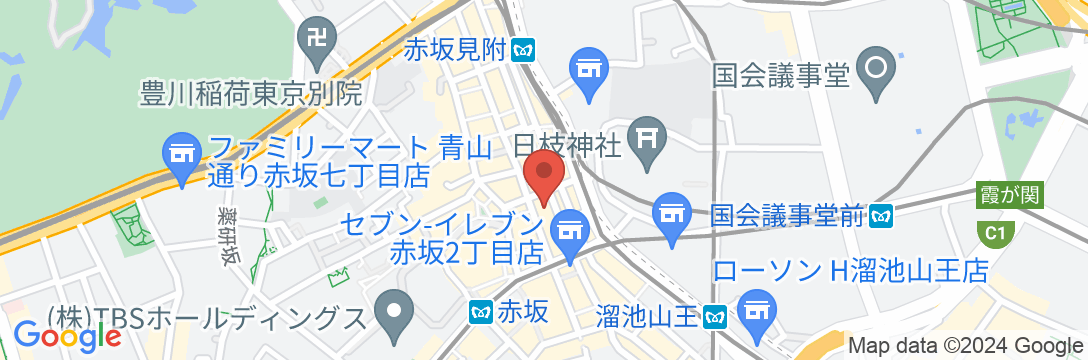 センチュリオンホテル・レジデンシャル・赤坂の地図