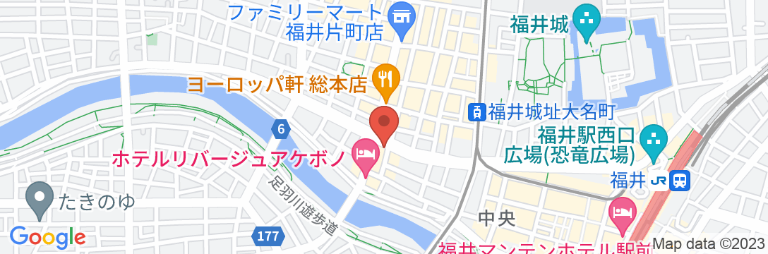 アズイン福井(旧:エースイン福井)の地図