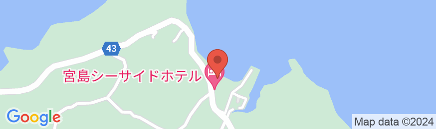 宮島シーサイドホテルの地図