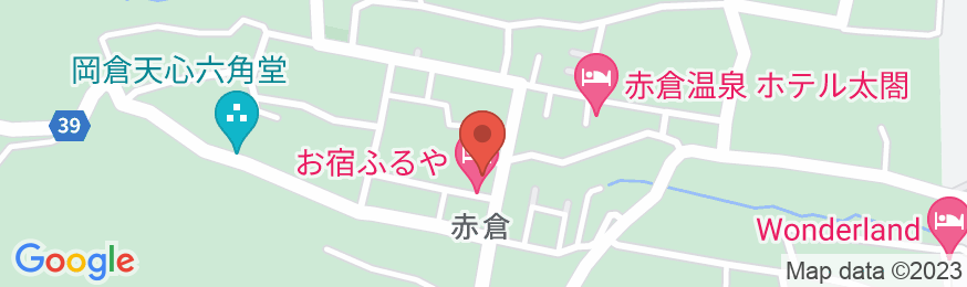 赤倉温泉 お宿 ふるやの地図