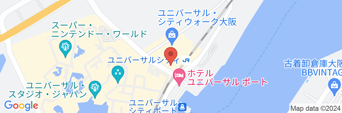 ホテル京阪 ユニバーサル・タワーの地図