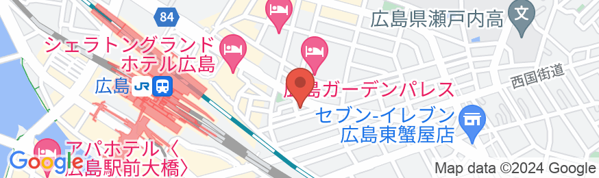 アーバイン広島エグゼクティブの地図
