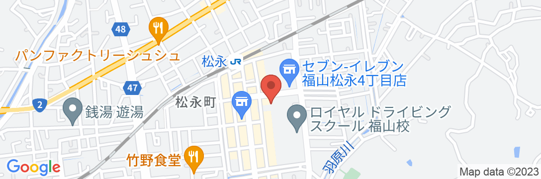 シティホテル 松永の地図
