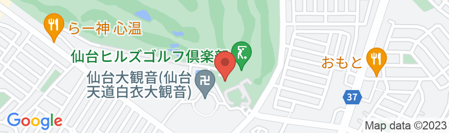 仙台ヒルズホテルの地図