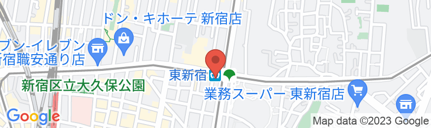 イーホテル東新宿の地図
