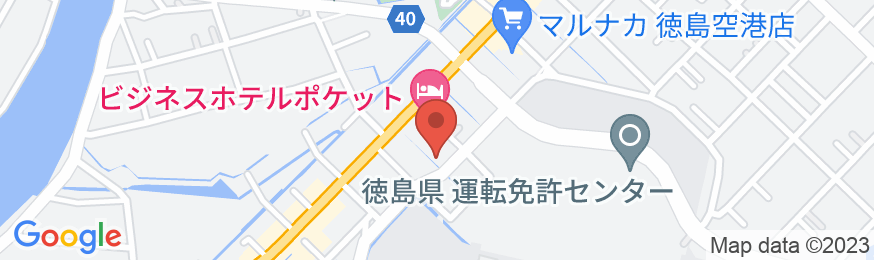 ビジネス松葉旅館の地図