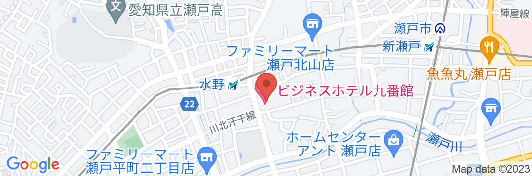 SETOビジネスホテル九番館の地図