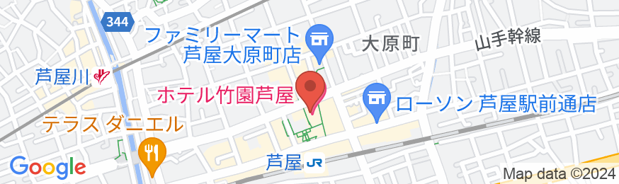 ホテル竹園芦屋の地図