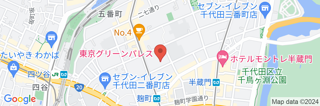 東京グリーンパレスの地図