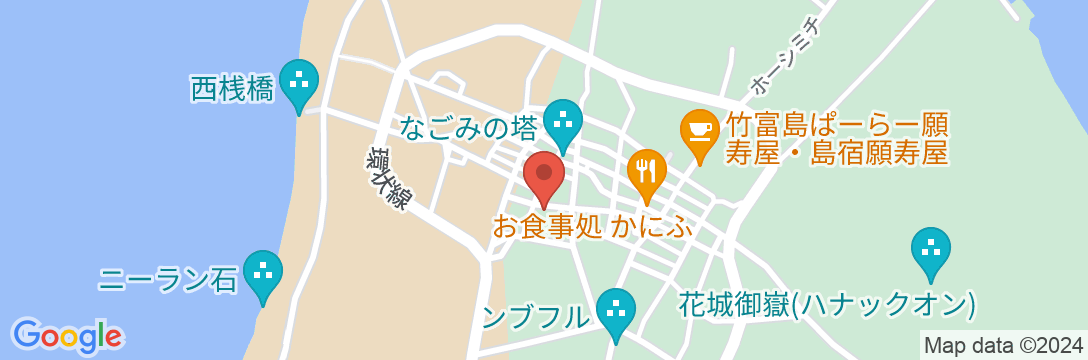 竹富島ゲストハウス&ジュテーム <竹富島>の地図
