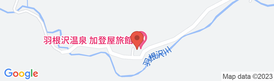 羽根沢温泉 加登屋旅館の地図