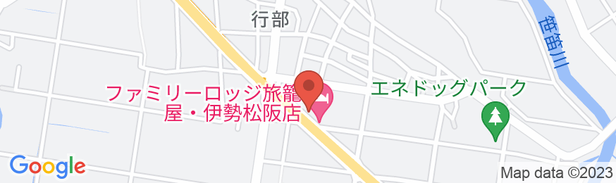 ファミリーロッジ旅籠屋・伊勢松阪店の地図
