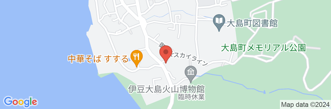 民宿 八重川 <大島>の地図