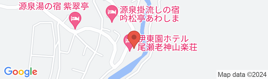 伊東園ホテル尾瀬老神 山楽荘の地図