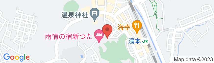 いわき湯本温泉 湯の宿 美笹の地図