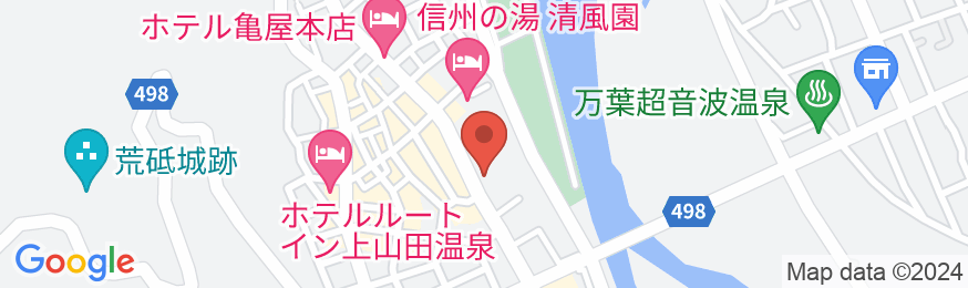 戸倉上山田温泉 ホテル圓山荘の地図