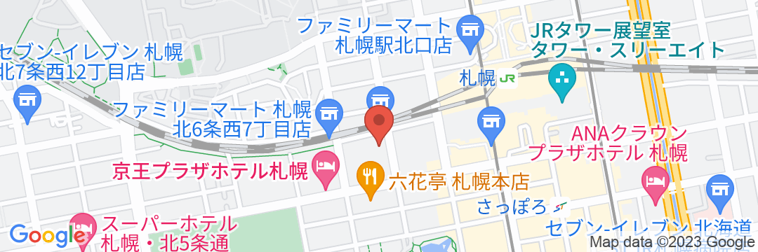 JRイン札幌の地図