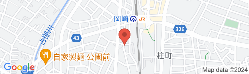 MyHotel Okazaki(マイホテルオカザキ)の地図
