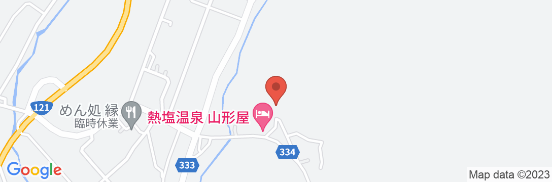 翠清閣 笹屋本館の地図