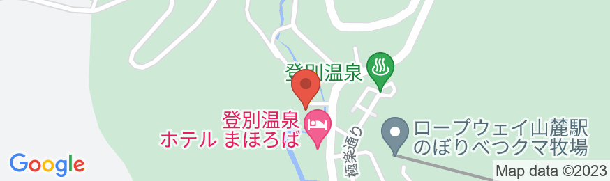 登別温泉郷 滝乃家の地図