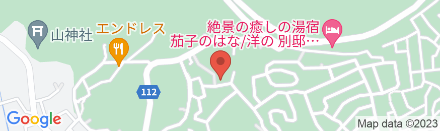 伊豆高原 旨い酒と料理の宿 森のしずくの地図