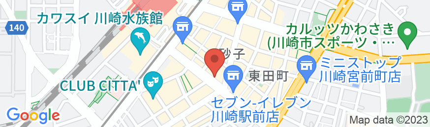 ダイワロイネットホテル川崎の地図