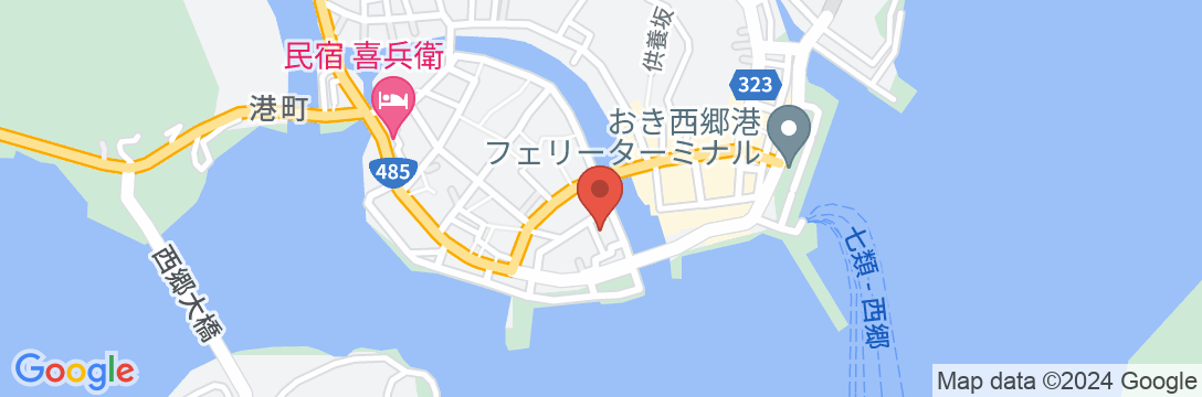 隠岐プラザホテル <隠岐諸島>の地図