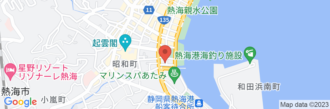 熱海温泉 熱海玉の湯ホテルの地図