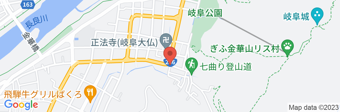 明山荘旅館の地図