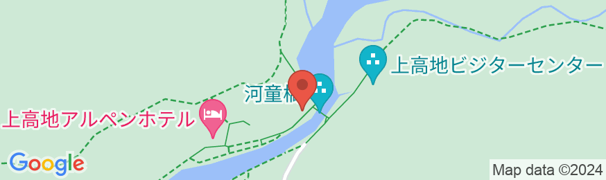 THE PARKLODGE 上高地(旧:山の旅舎 五千尺ロッヂ)の地図