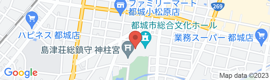 都城ロイヤルホテルの地図