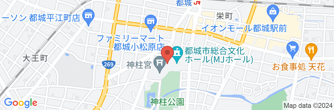 都城ロイヤルホテルの地図