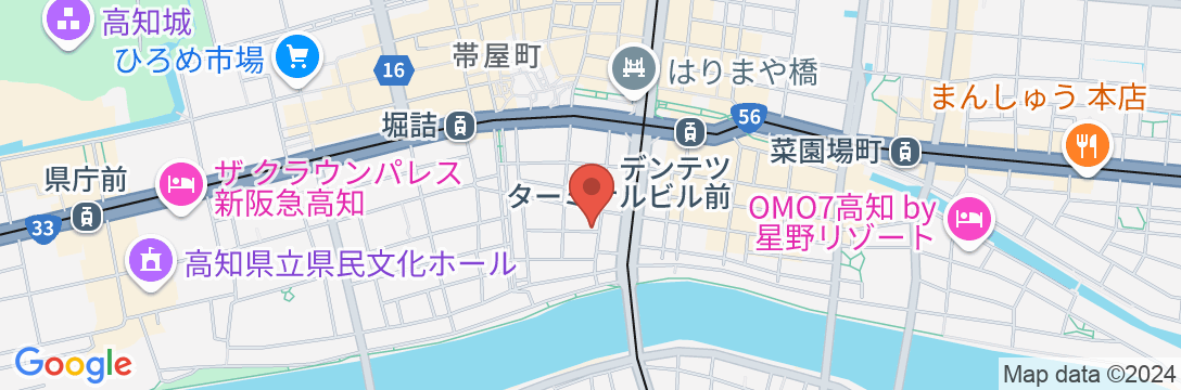 ビジネスホテル 土佐の地図