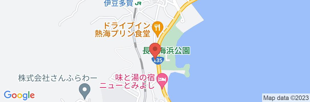 熱海温泉 海辺の宿 長濱苑の地図