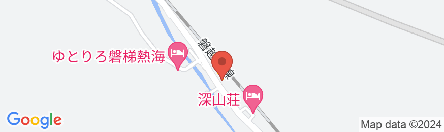 磐梯熱海温泉 山城屋の地図