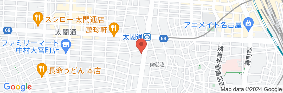 ビジネスホテル アップルの地図
