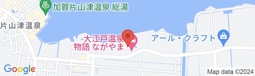 大江戸温泉物語 ながやまの地図