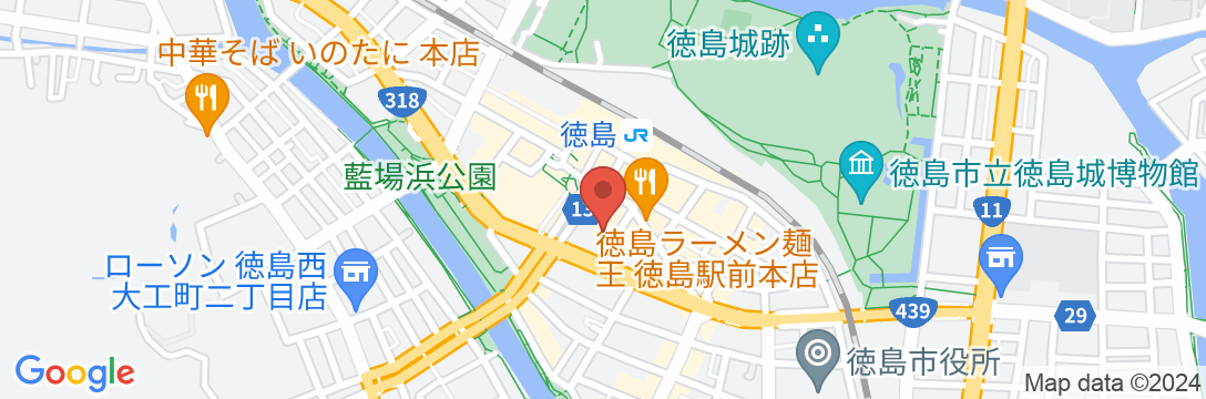 阿波の国・昴宿よしのの地図