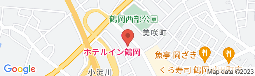 ホテルイン鶴岡の地図