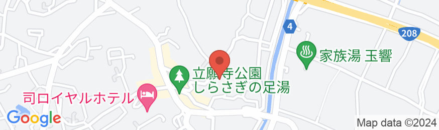 熊本 玉名温泉 花鳥風月の宿 さつき別荘 肥後割烹と源泉かけ流しの宿の地図