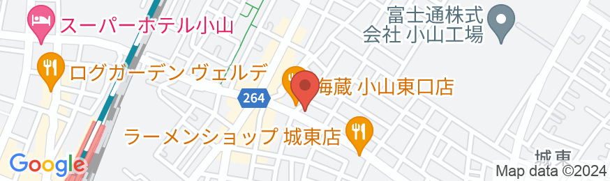 プラザホテル<栃木県>の地図