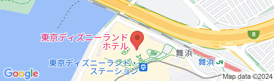 東京ディズニーランド(R)ホテルの地図