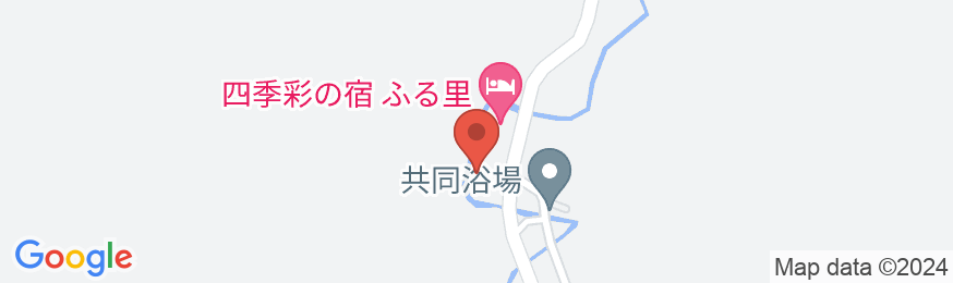 湯川温泉 四季彩の宿 ふる里の地図